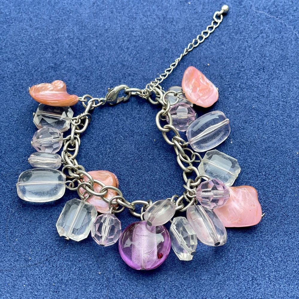 Pretty pink and purple bracelet